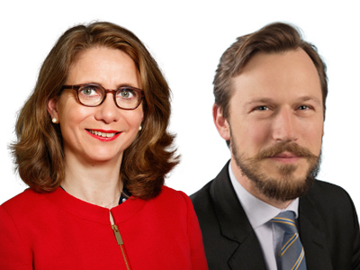 Delphine Di Pizio-Tiger, Directeur général CA Indosuez Gestion, et François de la Villéon, Directeur de la gestion de fonds immobiliers chez Amundi Delphine Di Pizio-Tiger, Directeur général CA Indosuez Gestion, et François de la Villéon, Directeur de la gestion de fonds immobiliers chez Amundi