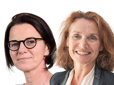 Marie Corrihons, Responsable Distribution et Mise en marché chez Pacifica, et Catherine Gibault, Responsable Marketing, Développement, Animation des offres cartes chez Camca Courtage