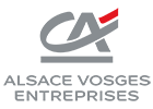 Retour à l'accueil, Logo Crédit Agricole Alsace Vosges